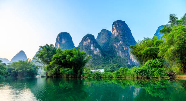istock Guilin mountain and water natural landscape 1487272836