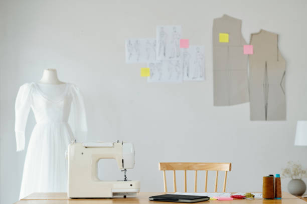 istock Desk of Talented Seamstress 1487281879