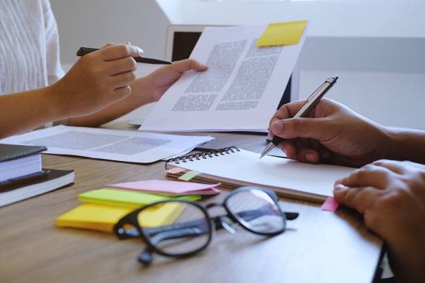 istock Adult Students Coaching Educating Together Instructor Management Concept 1487284543