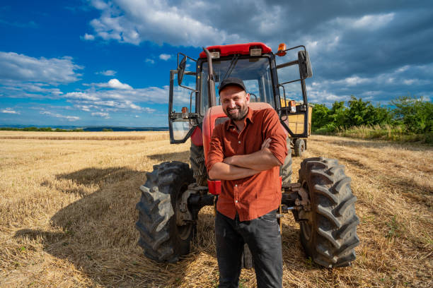 istock Farmer standing with arms crossed 1487285386