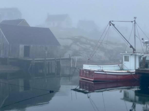 istock Foggy scene in Peggy’s Cove. 1487287773