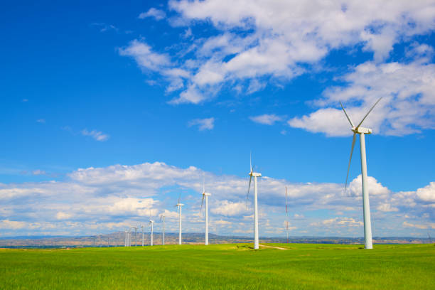 Renewable energy concept stock photo