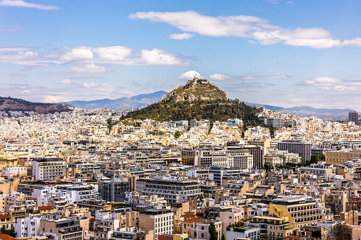 View of Athens from Acropolis.