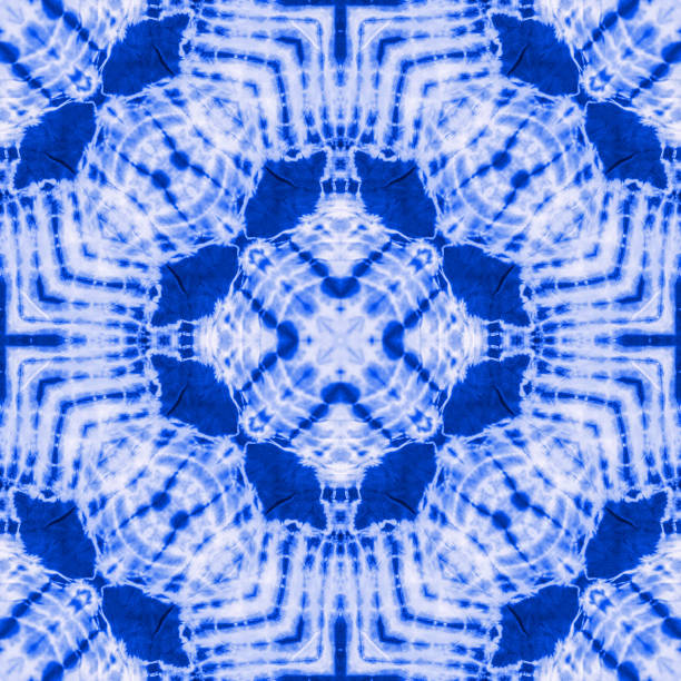 istock Seamless kaleidoscope or endless pattern for ceramic tile, wallpaper, linoleum, textile, web page background used. 1487304577
