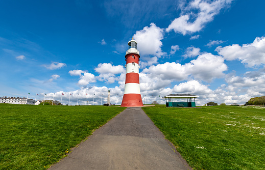 Footpath to Smeaton's Lighthouse in Plymouth