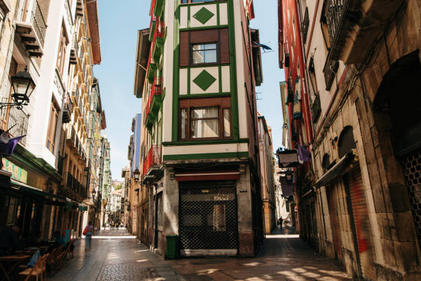 A street in Bilbao's 'Casco viejo' area