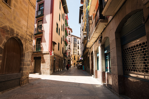 A street in Bilbao's 'Casco viejo' area