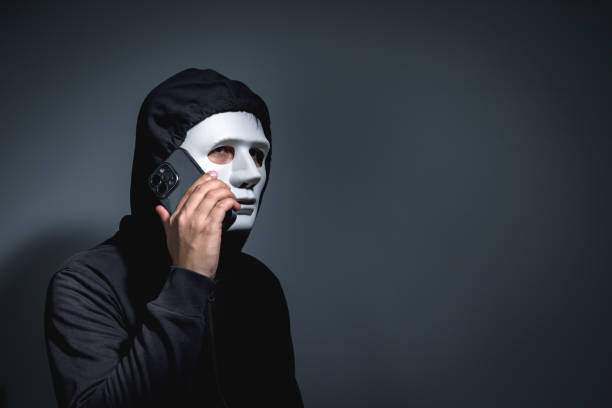 istock Scammers and Hackers Call center with phone data theft 1487308248