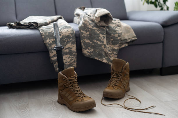 istock military army uniform and prosthesis 1487313679