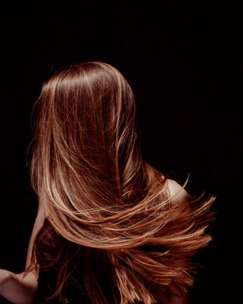 Woman with beautiful long hair