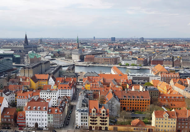 istock High angle view of Copenhagen 1487331386