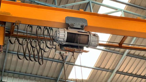istock Overhead Crane Factory 1487339062