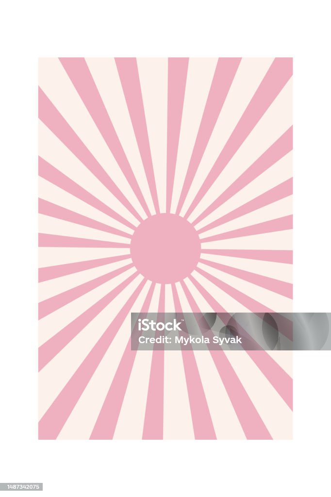 Sun Beam Rectangle Pattern Stock Illustration - Download Image Now ...