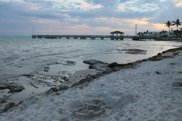 istock Sunset on the beach Key West Florida 1487343077