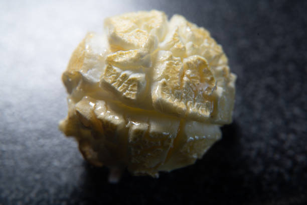 a ball has been created from a popcorn