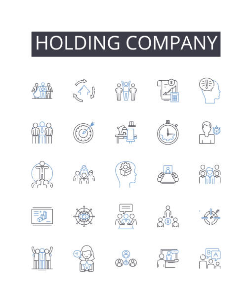 Holding company line icons collection. Recycling, Pollution, Restoration, Sustainability, Conservation, Hazardous, Contamination vector and linear illustration. Cleanup,Reclamation,Eco-friendly outline signs set Holding company outline icons collection. Recycling, Pollution, Restoration, Sustainability, Conservation, Hazardous, Contamination vector and illustration concept set. Reclamation,Eco-friendly linear signs and symbols bioremediation stock illustrations