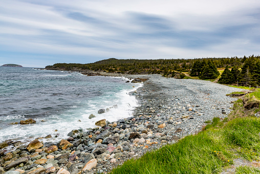 Seascape at Witless Bay, Newfoundland and Labrador, Canada.