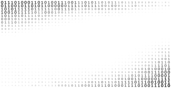 Binary Background With Copy Space Digital Pattern Stock Illustration ...