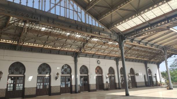istock Oran, Algeria : platform of the railway station. 1487357626