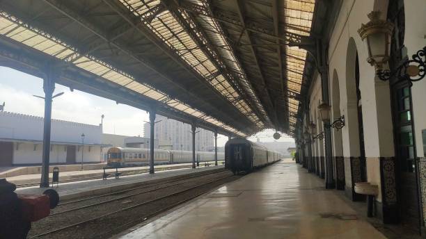 istock Oran, Algeria : platform of the railway station. 1487357639