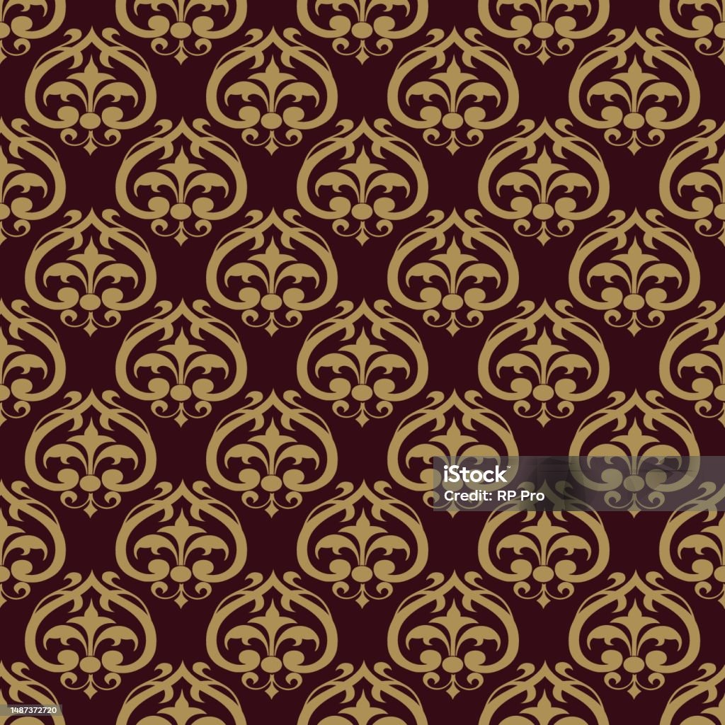 Vector Abstract Arabian Vector Seamless Pattern In Arabian Style Stock Illustration - Download ...