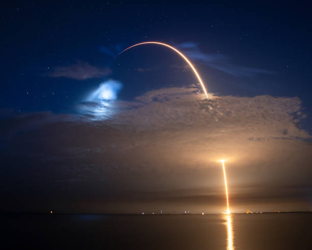 istock A Rocket Launch Streaks into a Florida Starry Night 1487379803