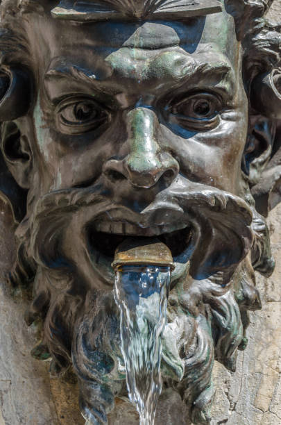 istock Old fountain in Geneva, Switzerland 1487381902