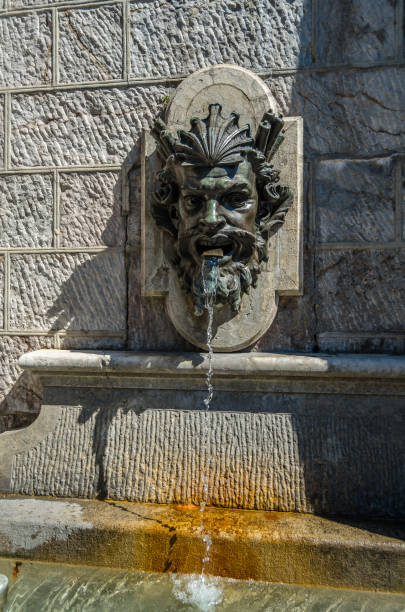 istock Old fountain in Geneva, Switzerland 1487381903