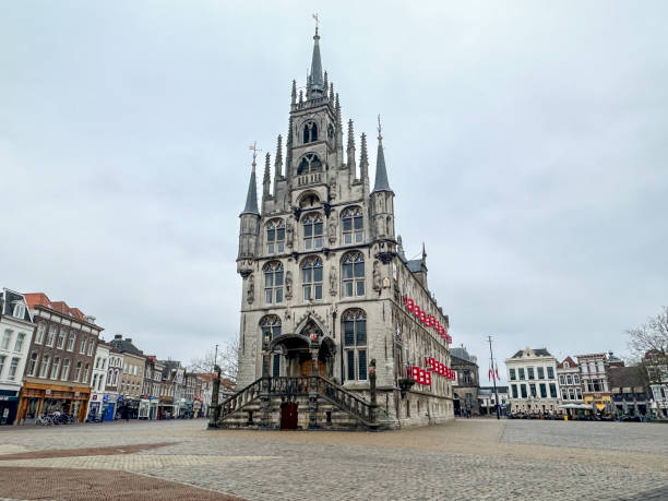 istock The iconic city hall in Gouda, Netherlands 1487383426