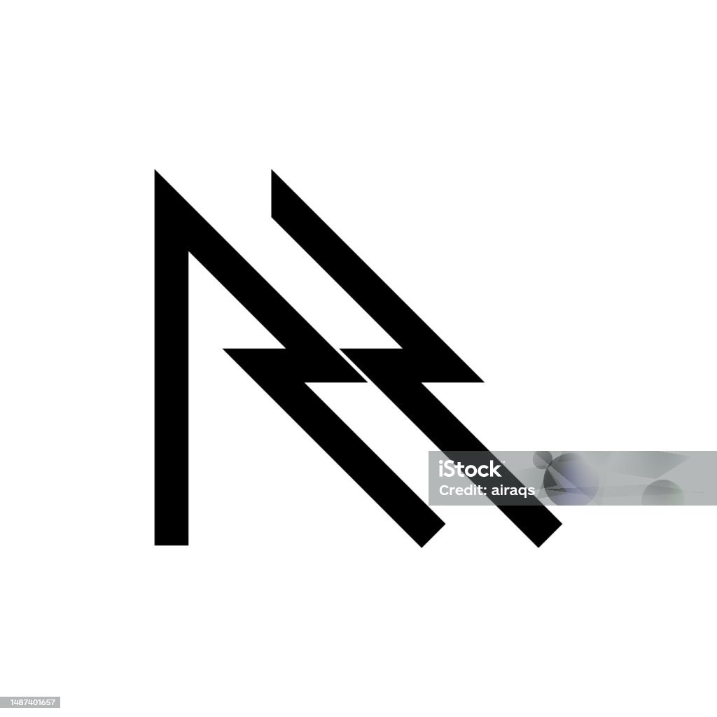 Simple Letter R Logo Design Template Stock Illustration - Download ...