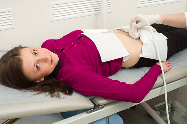 échographie examen - human pregnancy ultrasound medical exam doctor photos et images de collection
