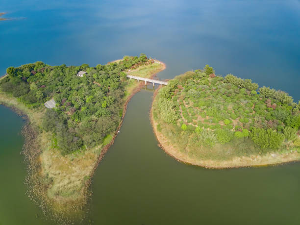 istock Reservoirs, lakes and mountain islands formed by dams 1487419074