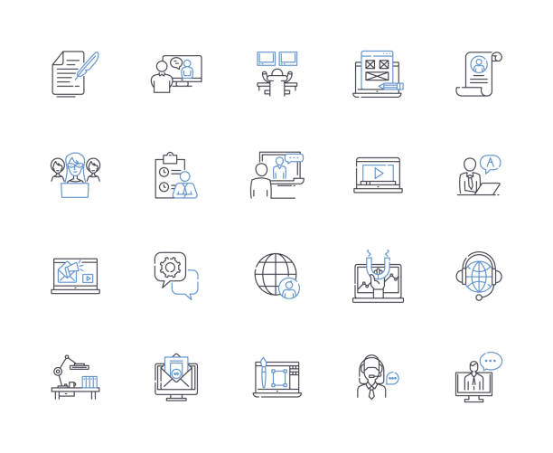 Handling line icons collection. Grip, Hold, Lift, Maneuver, Carry, Secure, Transfer vector and linear illustration. Transport,Shift,Adjust outline signs set Handling outline icons collection. Grip, Hold, Lift, Maneuver, Carry, Secure, Transfer vector and illustration concept set. Shift,Adjust linear signs and symbols food handling stock illustrations