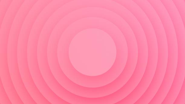 Happy Mother's Day Pink Background Concepts - 3D Rendering