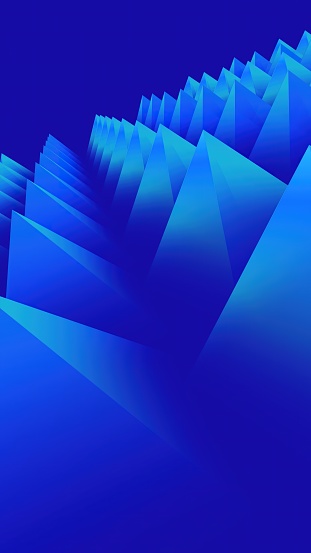 Blue, Geometric Shape, Triangle Shape, Blue Background, Backgrounds