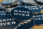 Game Over badge.