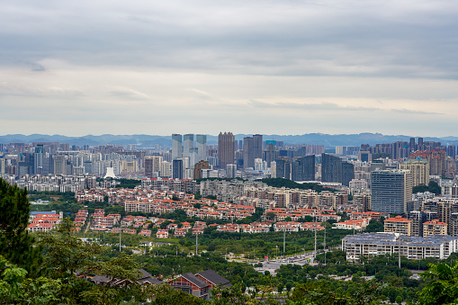 Scenery of high-rise buildings in Nanning, Guangxi, China