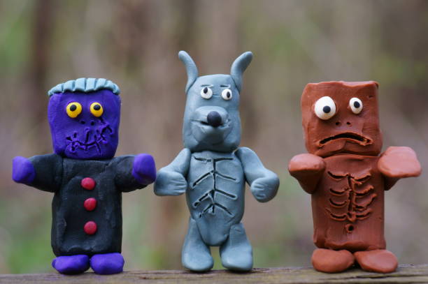 istock A toy Frankenstein, a werewolf and a zombie. 1487460613