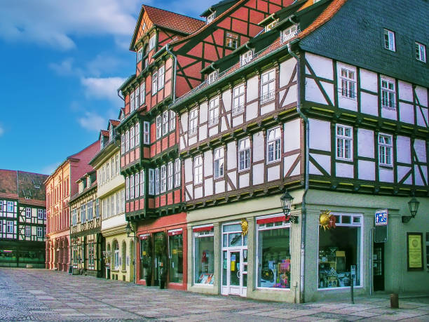 istock Street in Quedlinburg, Germany 1487464104