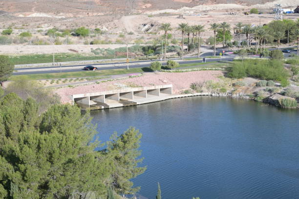 istock Sluice drains at a lake in Nevada. 1487464783
