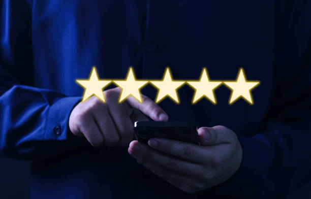 istock Evaluation of business services 5 stars 1487466707