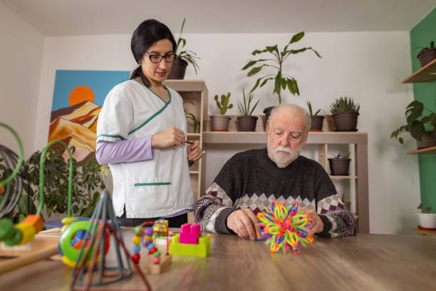 istock Maintaining cognitive and motor skills through toy therapy 1487468227