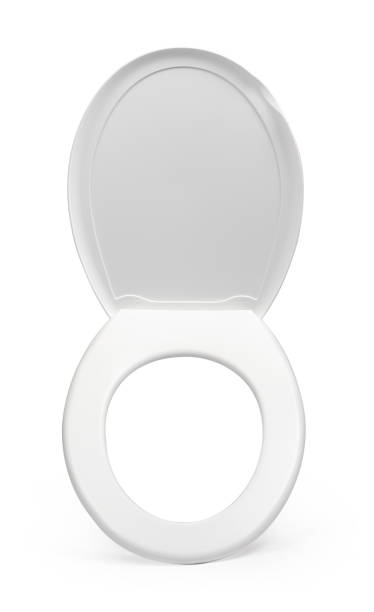 istock White toilet seat isolated on white background 1487469776