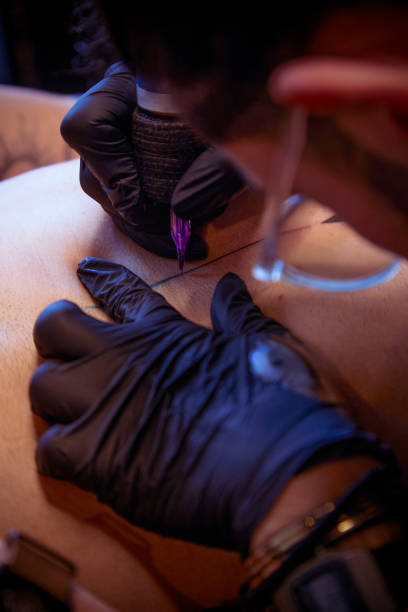 istock Close Up Of Making Tattoos 1487471994