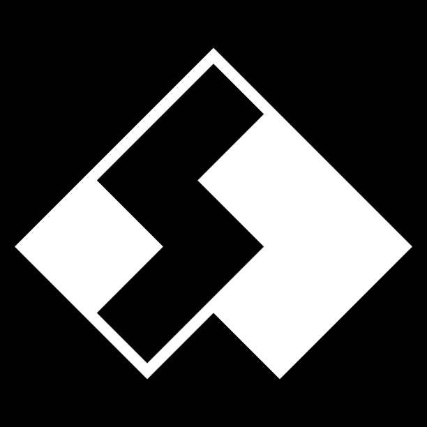 istock Minimal WS logo. Icon of a WS letter on a luxury background. Logo idea based on the SW monogram initials. Professional variety letter symbol and SW logo on background. 1487478080