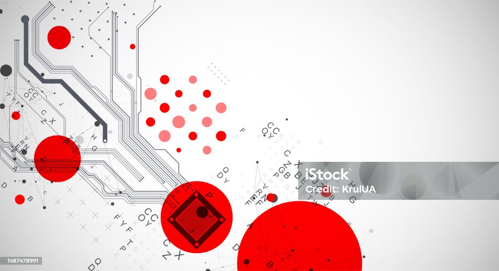 Topic Cpu Abstract Background On Technological And Scientific Topics Cpu Concept ...