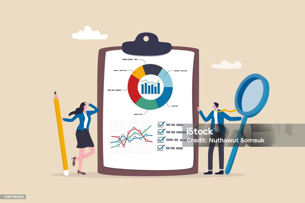 Report Data Picture Business Report Data Diagram And Chart Statistics Or Analytics Data ...