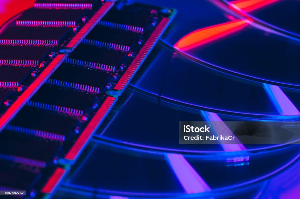 Random Computer Imaghe Computer Random Access Memory Close Up Stock Photo - Download Image Now ...