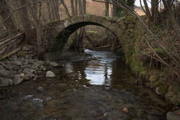 istock small old stone block bridge over small river in winter horizontal 1487488987