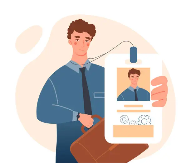 Vector illustration of Check personality concept